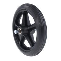 SM SunniMix Elderly Adults Patients Wheelchair Front Castor - Black 7 inch