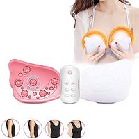 MEETKE Chest Massager Accelerate Blood Circulation Dredge Breast Duct Improves Breast Instrument Electric Massager Chest whitening Skin Red Light Bra Therapy