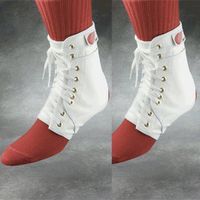 Pair of Swede-O Ankle Lok Lace-Up Ankle Brace, with Set of Side stabilizer Inserts, Black, X-Small