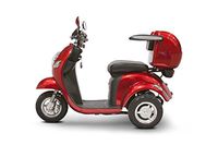 E-Wheels - EW-37 Vintage Scooter - 3-Wheel - Solid Red