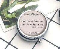 Bible Quote- Religious Jewelry The Pill Box