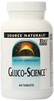 SOURCE NATURALS Gluco-Science Tablet, 60 Count