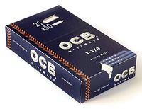 1 Box - OCB Ultimate Size 1 1/4 (77mm) Paper - 1250 Papers