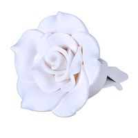 HOUSWEETY Car Air Freshener Aromatherapy Essential Oil Diffuser - Camellia Locket, 2 Scent Pads