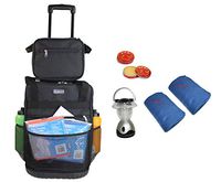 Boardingblue Hurricane First Aid Family Rolling Bag + Bonus Ponchos + Tiger Balm