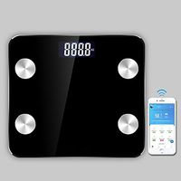 Body Fat Smart Scale Digital Scale LED Display Smart Body Fat Scale,Black