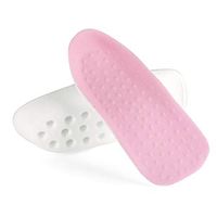 uxcell Foam Height Increase Insoles for Men Women Invisible Heel Lift Soft Inserts Taller Shoes Pad Pink 1 Inch Height