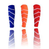 LANBAOSI Sports Stretch Compression Leg Sleeve for Sports, Training(Pack of 3)