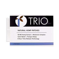 Trio Sleep Aid Patch – Contains Hemp Extract, Melatonin, All Natural Ingredients (2 Patches)
