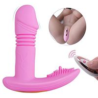 Sessowj Remote Control Wand Wearable Remote Underwear for Women Powerful Panty with 10 Frequency Pink Massger Adult Toy
