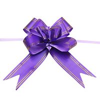 yutang Large Satin Ribbon Pull Bows,Ten pcs/Set Ribbon with Bows for Christmas Present Knot with Ribbon Strings for Christmas Decoration
