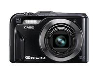 Casio EX-H20GBK Hybrid-GPS Enabled 14 MP Digital Camera with 10x Zoom and 3-Inch LCD (Black)