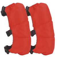 Down Filling Knee Warmer Waterproof Knee Pads Leg Protector Adjustable Thermal Legging Windproof Cozy Leg Knee Covers for Unisex Women Men Winter Motorcycle Bike Skiing Hiking