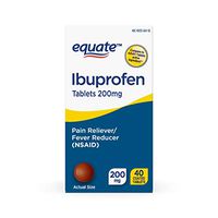 Equate Ibuprofen Coated Tablets 200 mg, 40ct