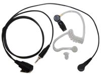 SUNDELY FBI Style Covert Acoustic Tube Headset Earpiece Mic for Yaesu/Vertex Radios VX-6R VX-7E VX460 VXA-710 FT-277R 1-pin