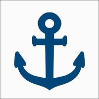 Towel – Navy Blue – Anchor Blue – 20 Sheets Per Pack, 33x33 cm