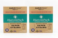 [1000 COUNT] Jumbo 8.25" Disposable White Paper Straws Individually Wrapped - Organic Natural Drinking Straw for Smoothies Milk Tea Cocktails Restaurant (8.25 in Long, 10 mm Thick, Dye Free Product)