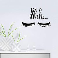 Xisheep Easter Day Home Décor ， Wall Sticker Eyebrow Removable Art Vinyl Mural Room Decor Wall Stickers Home Decor - Black