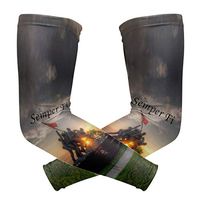 poeticcity USMC US American Marines 1 Pair Arm Sports Sleeves Cooling Warmer UV Protection