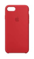 Apple Silicone Case (for iPhone 8 / iPhone 7) - (PRODUCT)RED (Renewed)