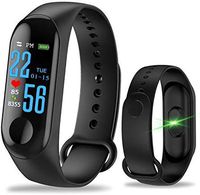 IP68 Waterproof Smart Watch Bracelet Fitness Tracker, Heart Rate Monitor, Message Reminder, Smart Bracelet with Pedometer Compatible with Android iOS Smartphone Wristband Fitness Tracker