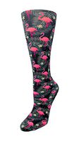 Cutieful Therapeutic Graduated 8-15 mmHg Compression Socks - Flamingos