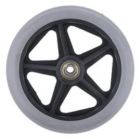 SM SunniMix Elderly Adults Patients Wheelchair Front Castor - Gray 6 inch