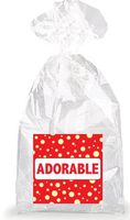 Adorable Party Favor Bags with Ties - 12pack