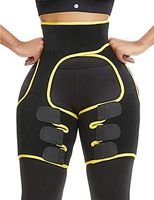 Lover-Beauty Basic Shaping Thigh Trimmer Fashion Waist Shaper Butt Lifting Neoprene Thigh Shaper Yellow 4XL