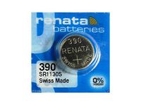 Renata #390 Silver Oxide Battery Priced Individually Sold In 5-Packs