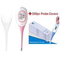 Oral Thermometer Covers Universal Disposable Digital Thermometer Probe Covers 200PC & 1PC Electric Oral Rectal Thermometer