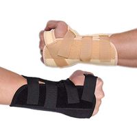 COLO Wrist Brace, Black, Left or Right Hand Compression Adjustable Support Wrap for Wrist Injuries Pain Relief Unisex Size for Men and Women