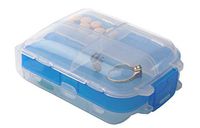 Smooth Trip Trifold Pill Box and Portable Storage Case