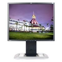 19" HP LP1965 DVI 720p Rotating LCD Monitor w/USB Hub (Silver/Black) - Rotates to Portrait or Landscape View!