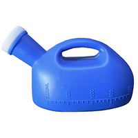 GUANGJIQIAO 2000ML Male Urinal Mens Potty Portable Pee Bottle Collector Travel Toliet (Blue)