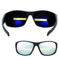 AtEase Therapeutic Glasses for Anxiety, Focus, Gaming, Relaxation, Sleep, Mental Performance & Wellness - Prescription Fitover (Black)