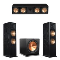 Klipsch 3.1 Black Ash System with 2 RF-7 III Floorstanding Speakers, 1 RC-64 III Center Speaker, 1 Klipsch R-115SW Subwoofer