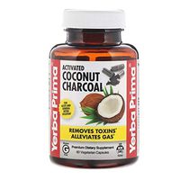 Yerba Prima Activated Coconut Charcoal, 60 Vegetarian Capsules