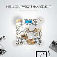 LYAOE Bluetooth Body Fat Scale Mandarin Duck Japanese Chinese Nature Smart Wireless Scale with LCD Display Measuring Body Weight Bmi and Health Digital Scale