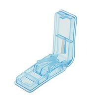 dailymall 3 in 1 Pill Crusher Grinder Cut Splitter Divider Cutter Storage Box