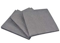 SUNLAND Car Sham and Automotive Detailing Cleaning Towels Super Absorbent Multi-Purpose Cleaning Shammy (Chamois) Towel Cloth Grey 16Inchx28Inch 3 Pack