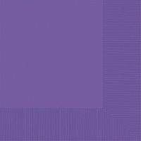 Purple 3-Ply Luncheon Napkins | Pack of 50 |Party Supply