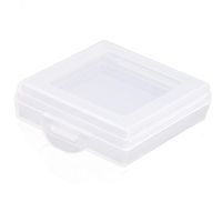 AKOAK Clear Polypropylene Square Mini Storage Containers Box with Hinged Lid for Battery,Accessories,Crafts,Learning Supplies,Screws,Drills,Pack of 6 (1.77" x 1.73" x 0.43")