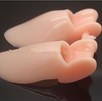 Secret Love 1 Pair Soft Silicone Gel Pad Bunion Toe Two Toe Protector Separator Corrector
