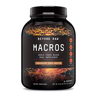 Beyond Raw Macros - Chocolate Chip Muffin, 24 Servings, Meal Replacement with 40 Grams of Protein