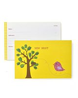 Mara-Mi Yellow Bird Postcards, 10 count
