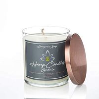 Hemp Infused Massage Oil Candle (Gardenia)