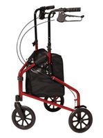 GF 3 Wheel Cruiser Aluminum Rollator 250lb Capacity BURGUNDY