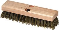 Carlisle 3619100 Flo-Pac Silicone Carbide Hardwood Block Impregnated Deck Scrub, Nylon Bristles, 1-3/4" Bristle Trim, 10" Block