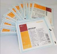 Smith & Nephew Melolin Qty 50 Individual Sterile Non Adherent Dressings 10Cm X 10 Cm